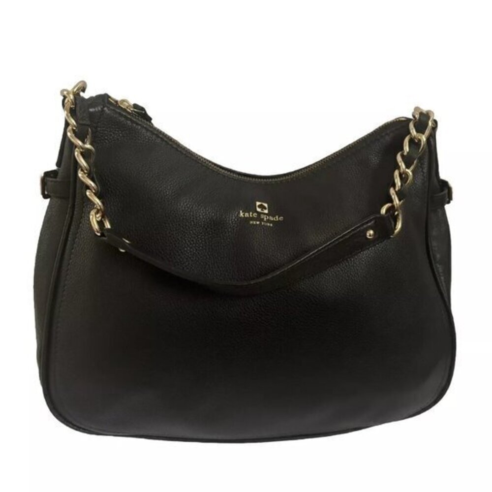 Kate Spade Crossbody Handbag Leather Tote Camel  Satchel ShoulderBag Purse Gold